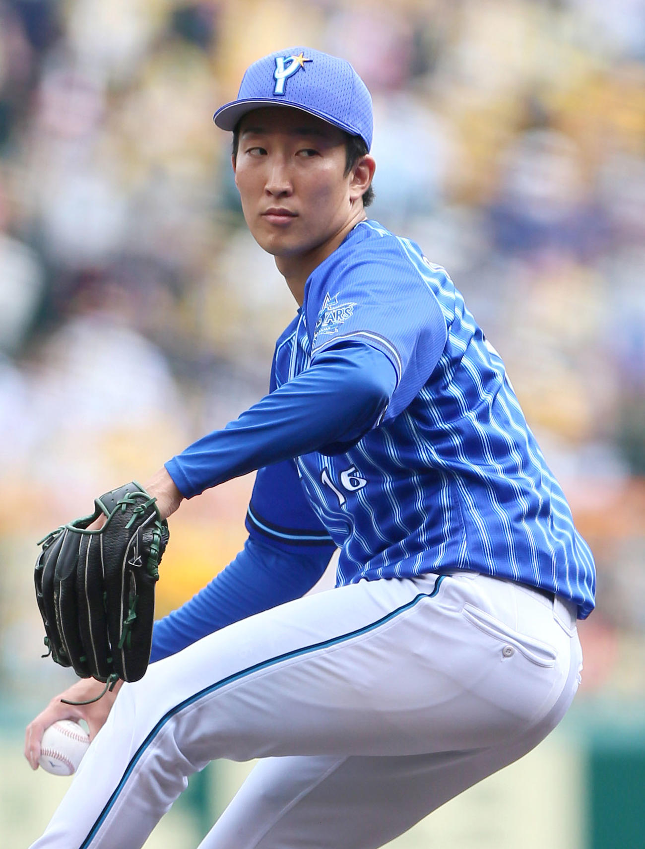 阪神対DeNA DeNA先発の大貫（撮影・上山淳一）