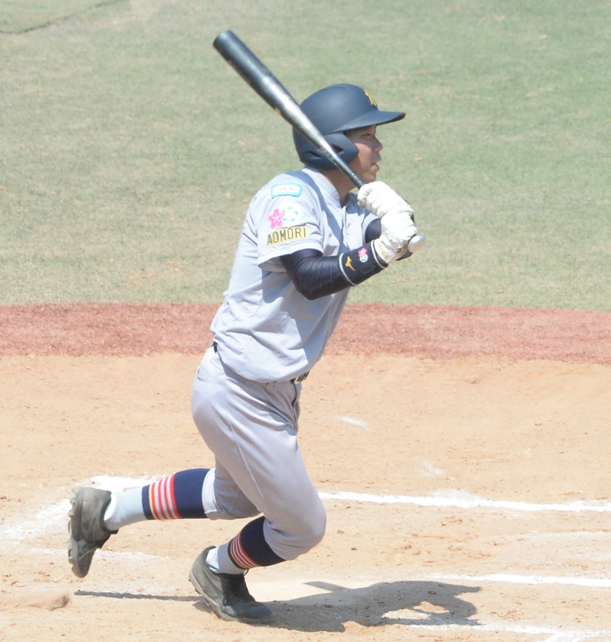 2安打2打点と活躍した青森山田シニア・藤田