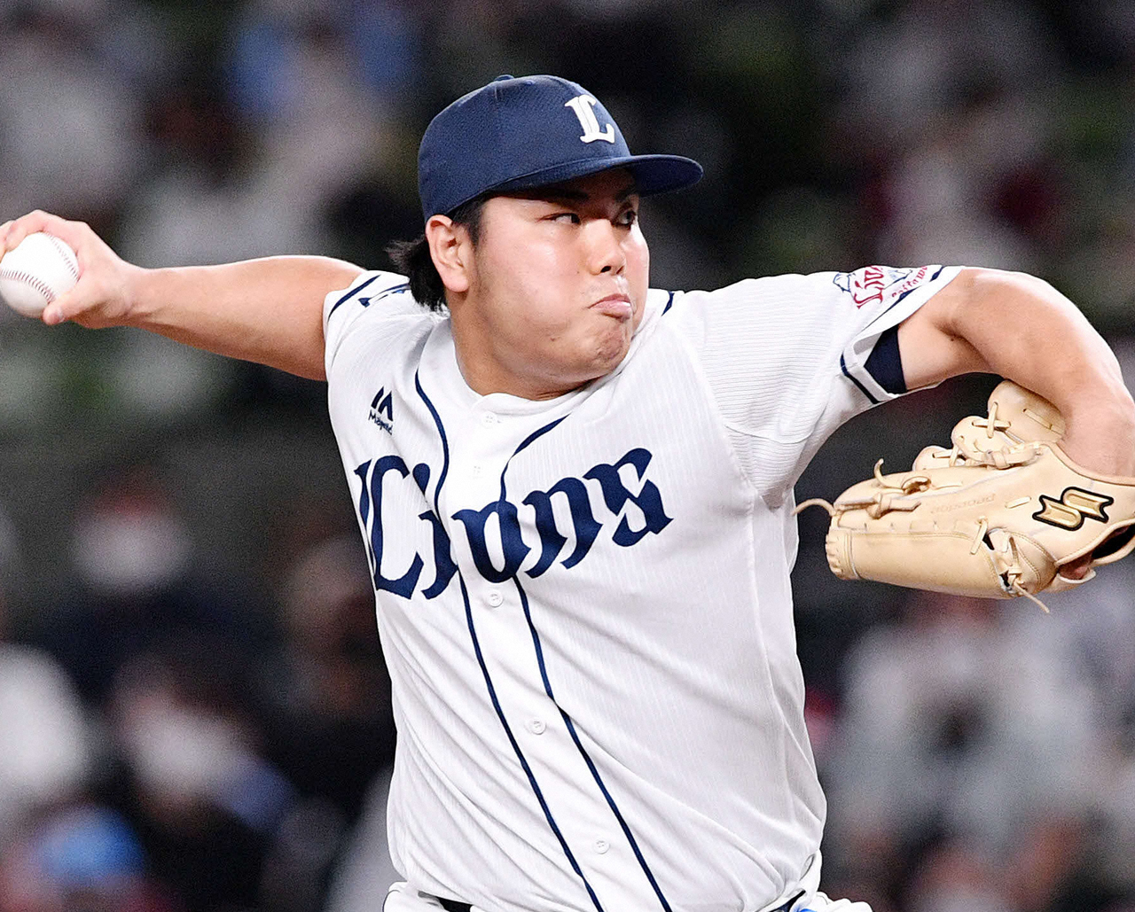 西武平良海馬（2021年6月22日撮影）