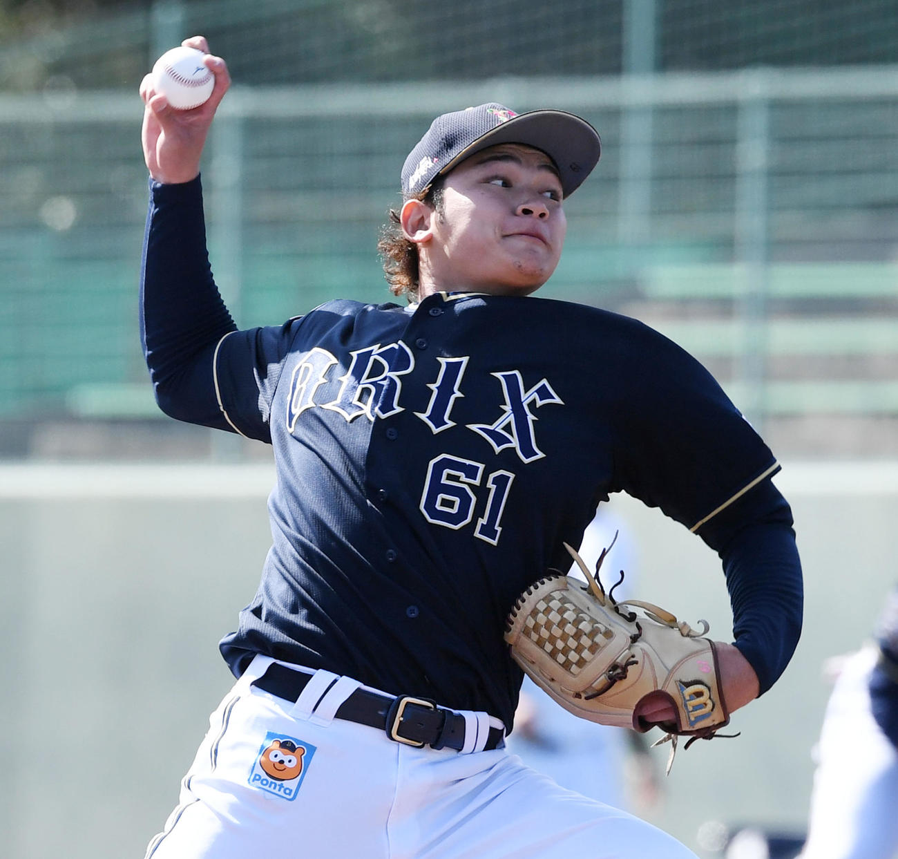 オリックス榊原翼（2021年2月15日撮影）