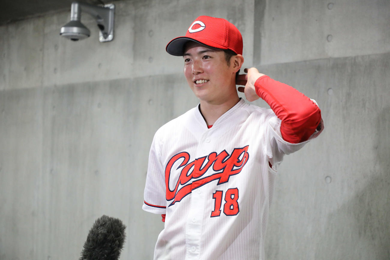 ファン投票でオールスターに選出された森下（球団提供）