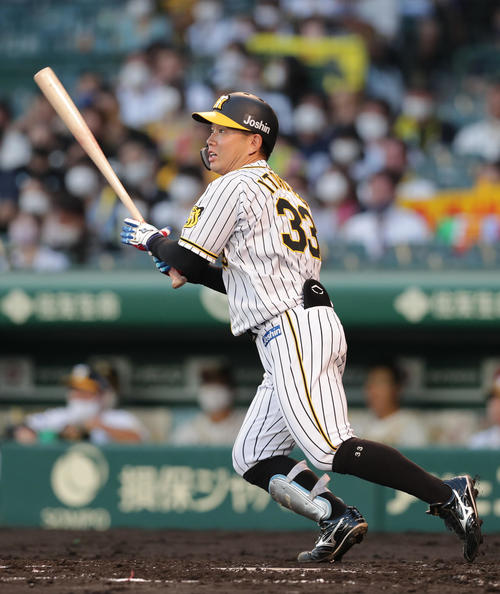 阪神糸原健斗、トドメの決勝打「とにかくクリーンアップに」つなぎ役
