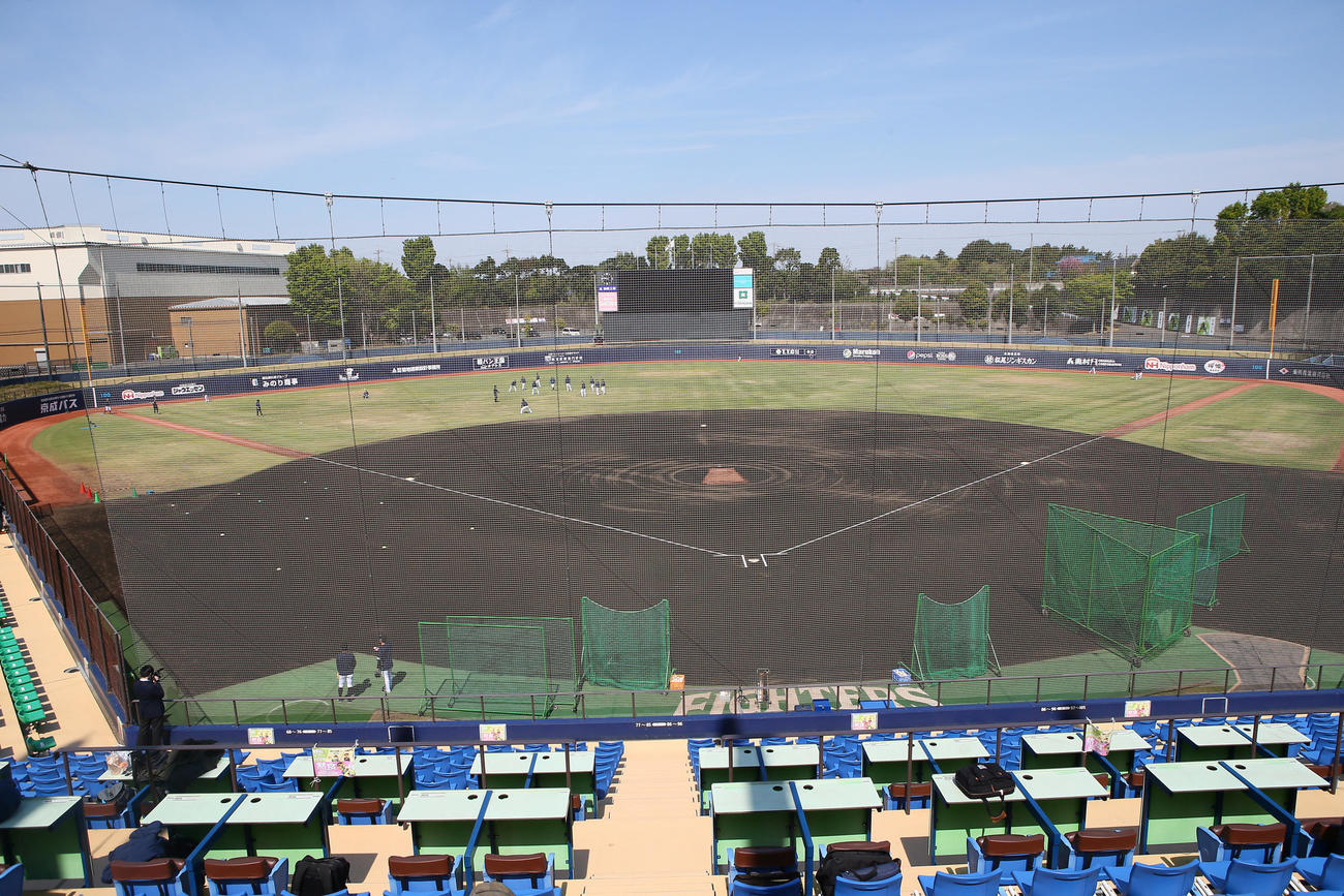 鎌ケ谷スタジアム（2021年4月8日撮影）