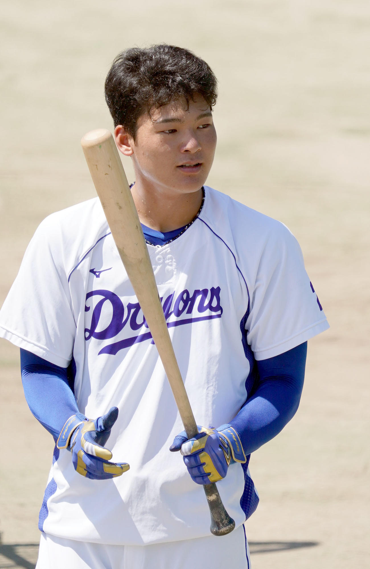 中日石川昂弥（2020年8月14日撮影）
