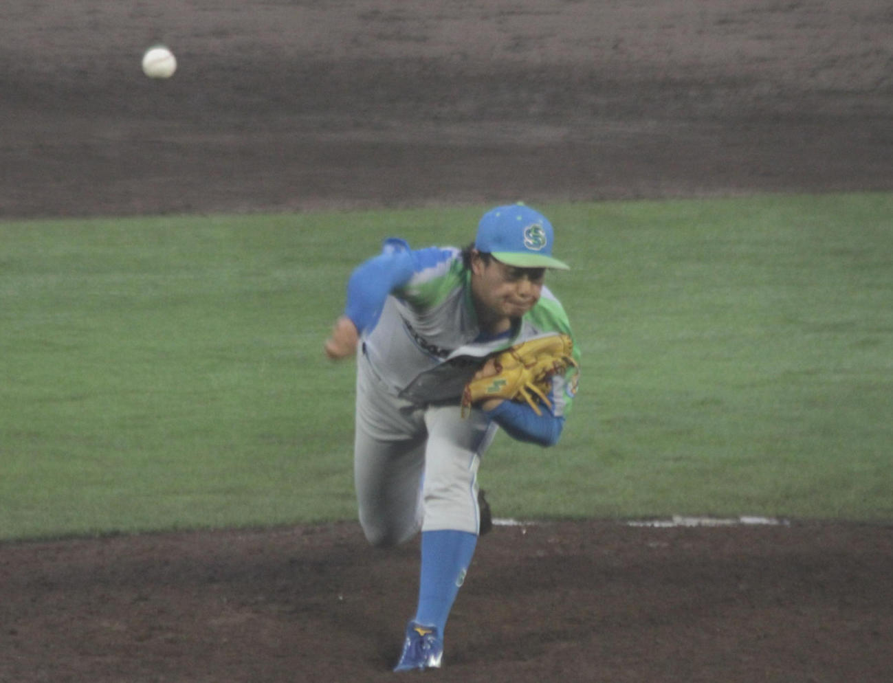今秋ドラフト候補のセガサミー・横山楓投手は救援登板で5者連続奪三振を披露した
