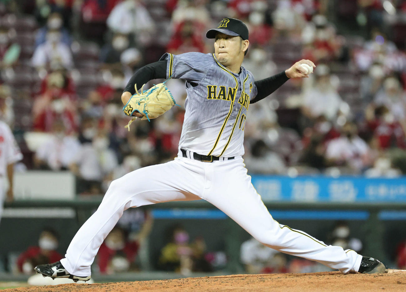 阪神岩貞祐太（2021年7月2日撮影）