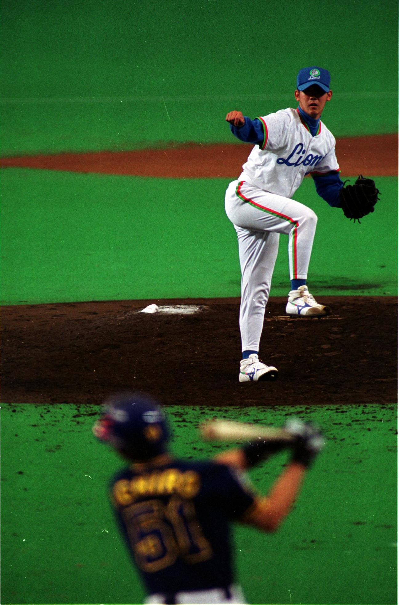 99年5月、オリックス・イチローを空振り三振に仕留める西武松坂