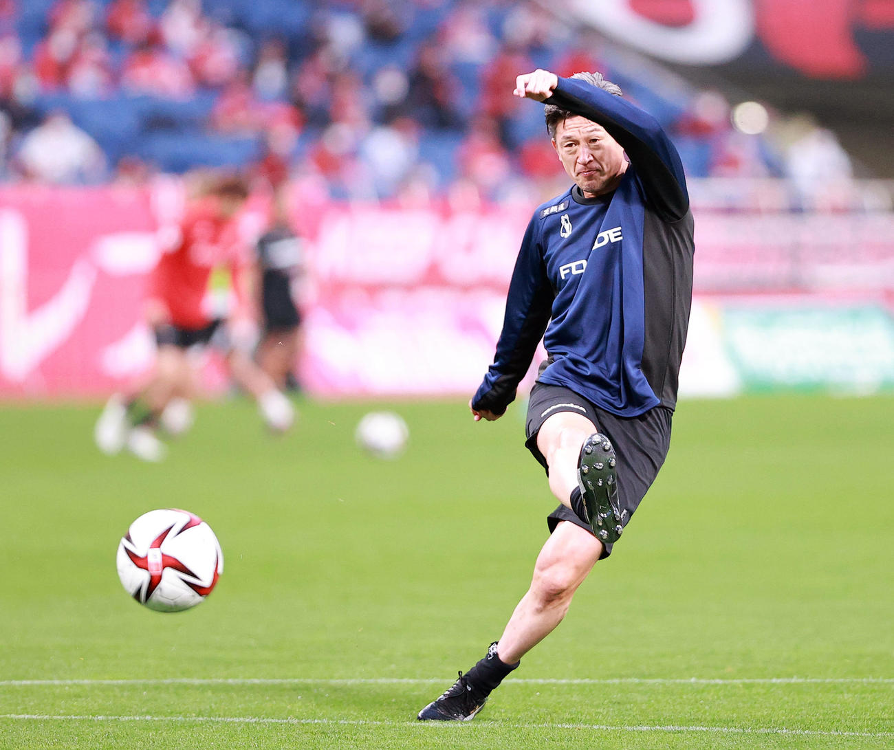横浜FCカズ（2021年5月19日撮影）