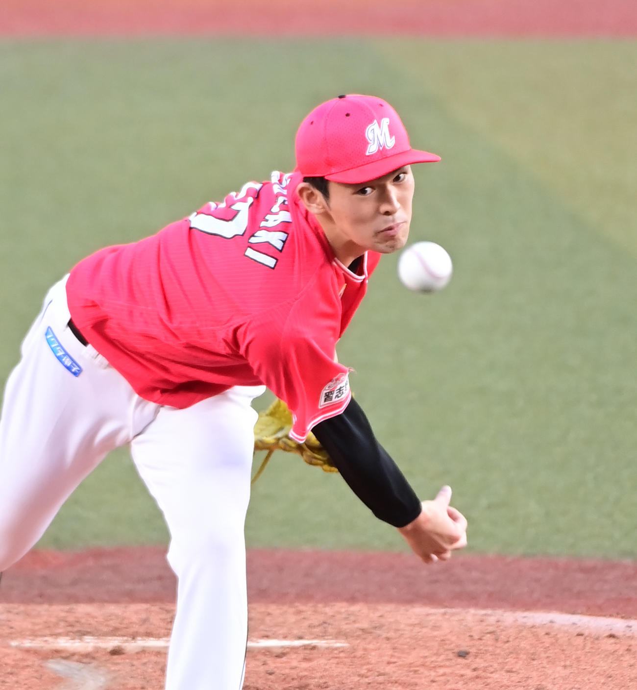 ロッテ佐々木朗希（2021年6月24日撮影）