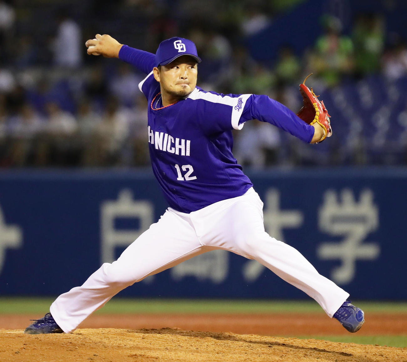 中日田島慎二（2018年9月4日撮影）
