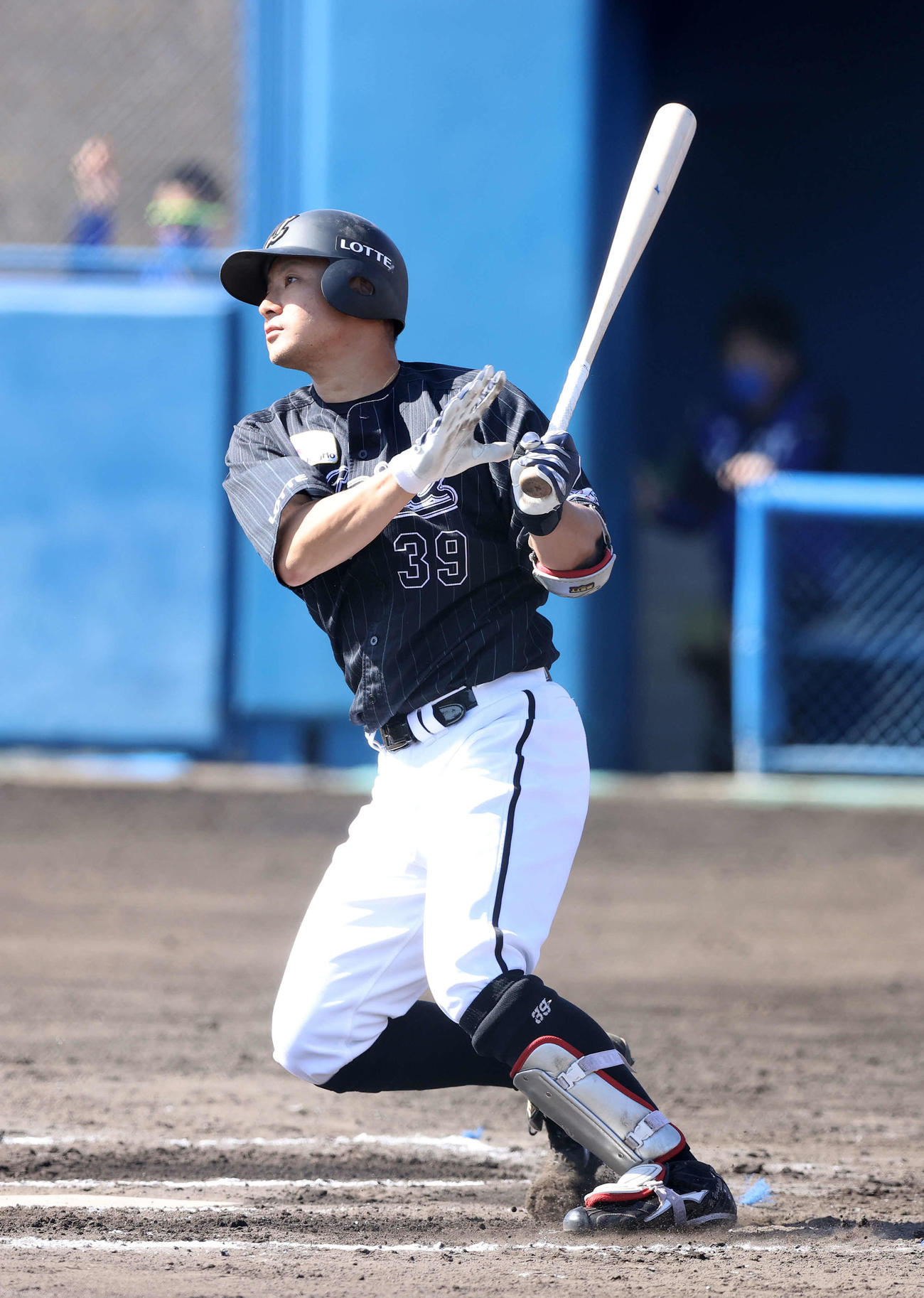 ロッテ吉田裕太（21年2月撮影）