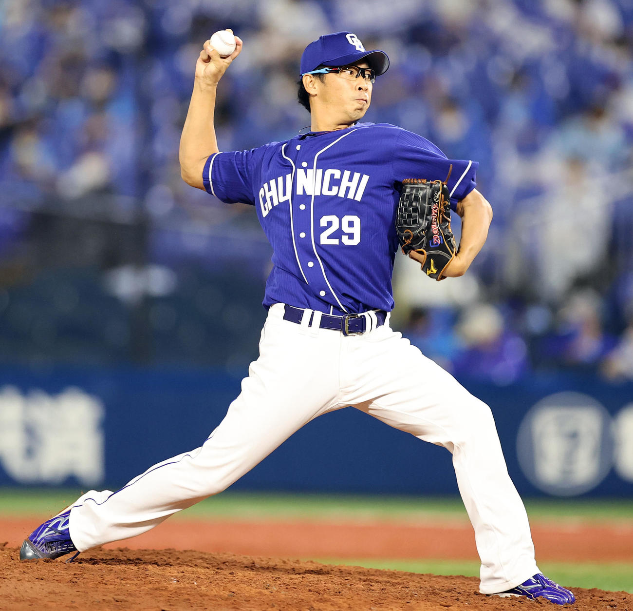 中日の山井大介（2020年9月12日撮影）