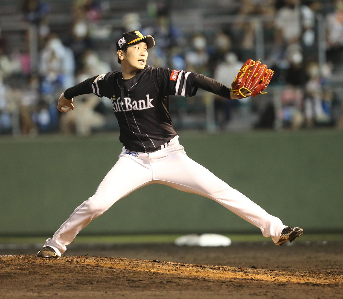 ソフトバンク石川柊太（2021年7月4日撮影）