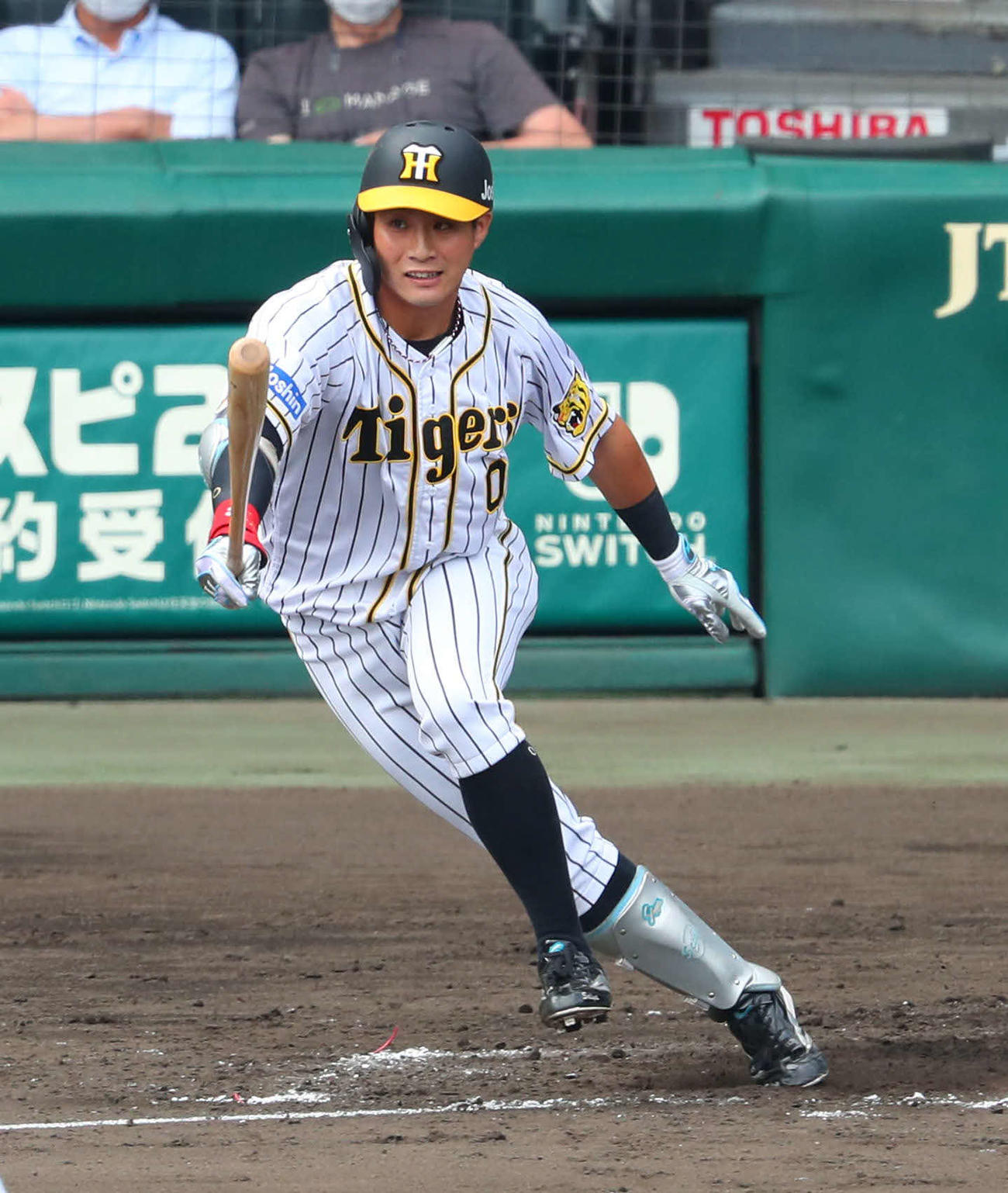 阪神木浪聖也（2021年6月6日撮影）