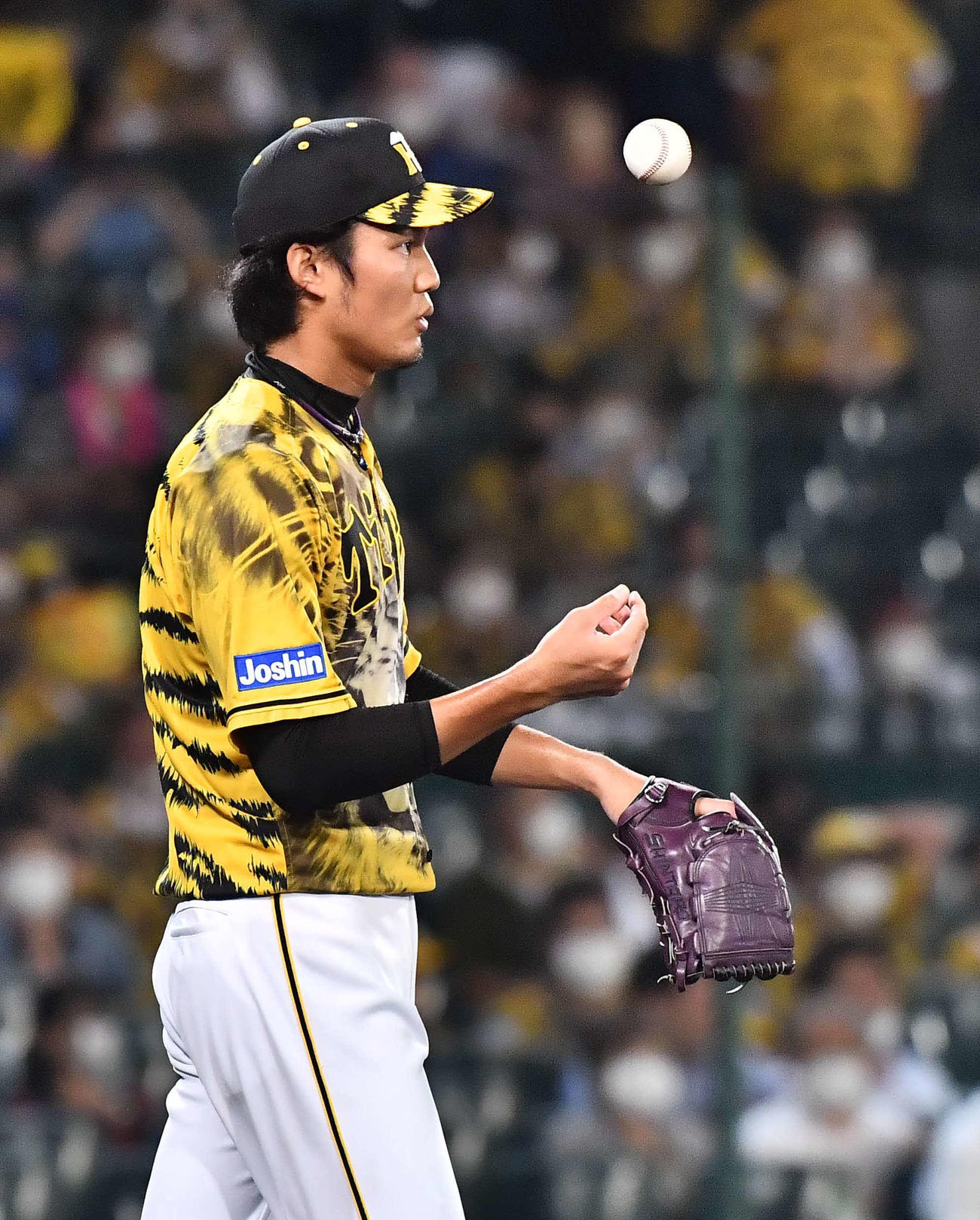 阪神対DeNA 1死も取れずに3失点した藤浪（撮影・上田博志）