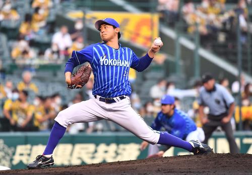 阪神対DeNA DeNA先発の今永(撮影・上田博志)