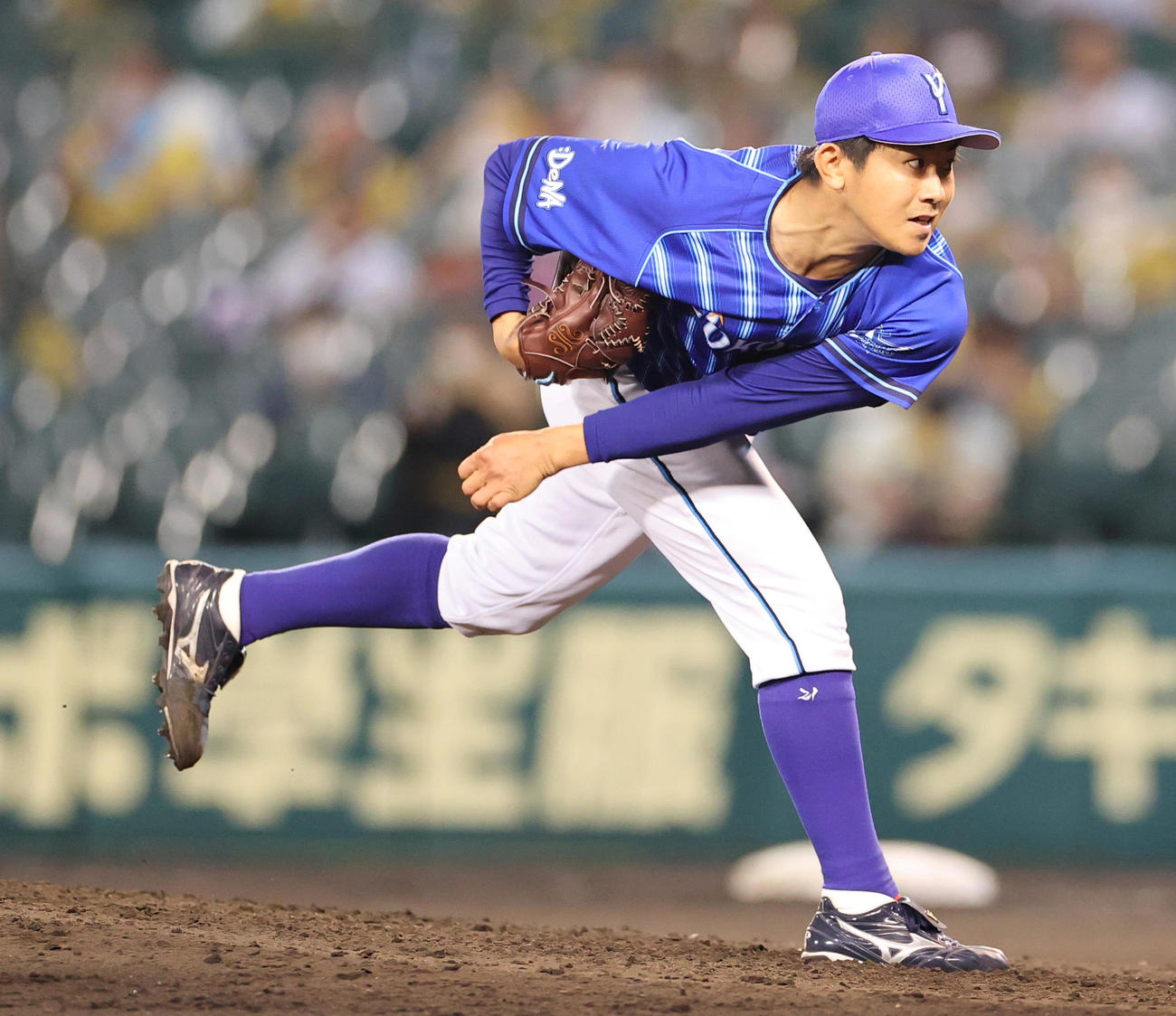 阪神対DeNA　好投を続けるDeNA今永（撮影・清水貴仁）