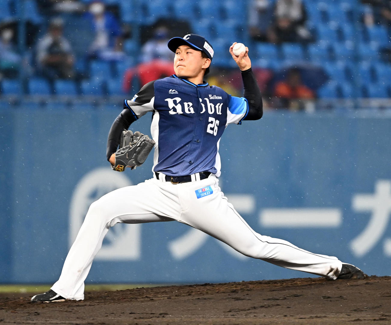 全ウ対全イ　全イ2番手の佐々木（撮影・前岡正明）
