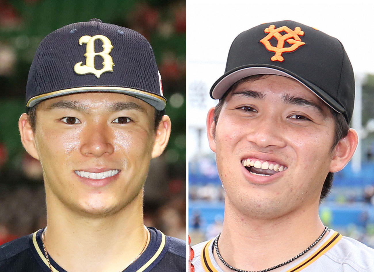 左から山本由伸、高橋優貴
