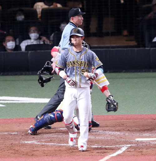 全パ対全セ　9回表全セ2死満塁、中野は四球を選んで押し出しとなり勝ち越しに成功（撮影・加藤哉）