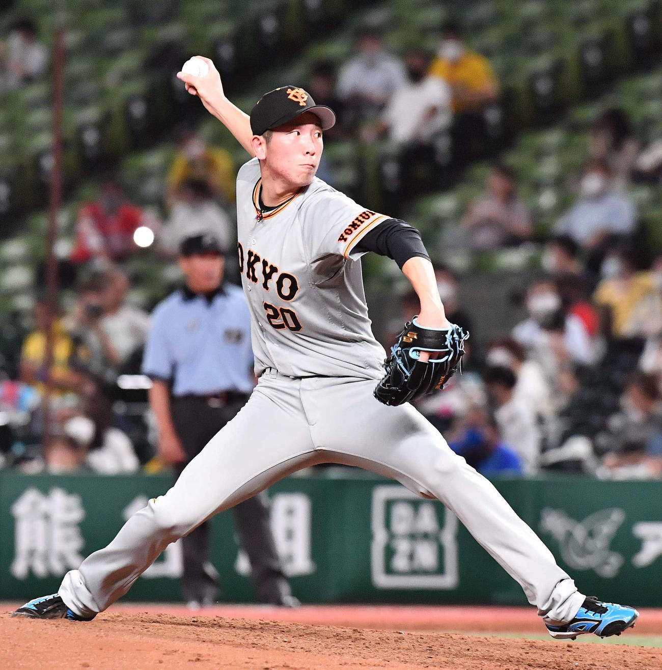 「マイナビオールスターゲーム2021」第1戦　全パ対全セ　全セ2番手の戸郷（撮影・上田博志）