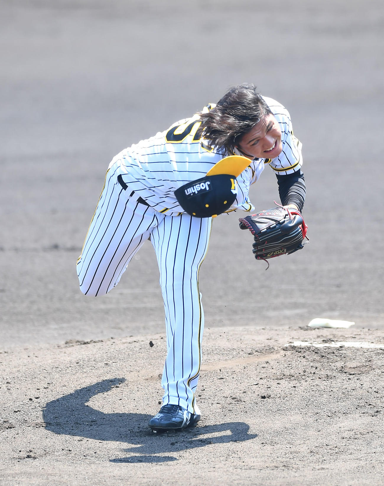 BC石川・富山連合戦に先発する西純（代表撮影）