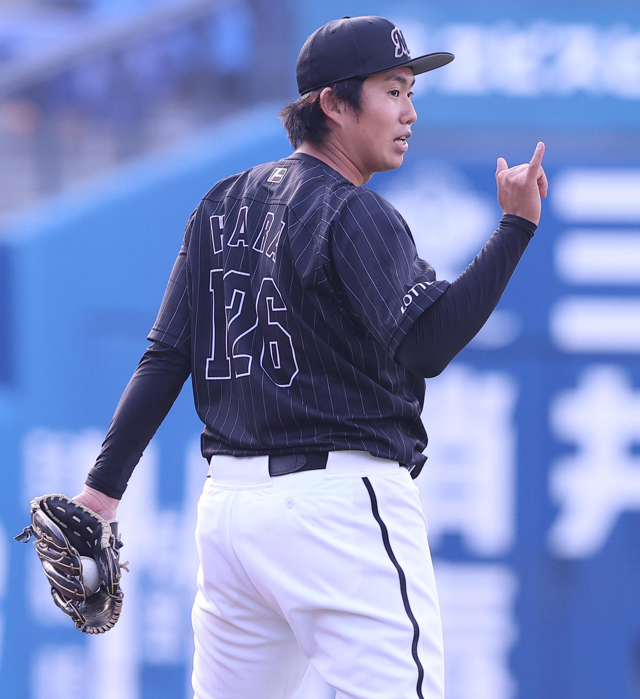 ロッテ原嵩（2021年3月20日撮影）