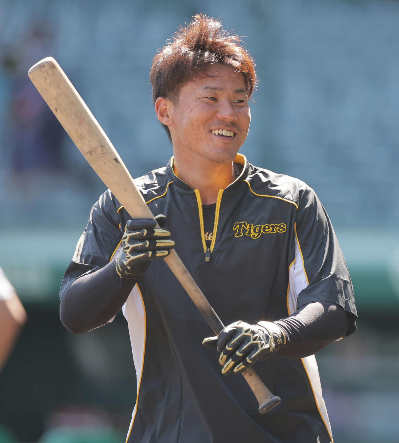 11日、打撃練習を行う陽川