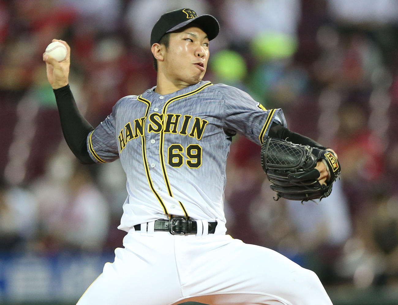 阪神石井大智（2021年7月2日撮影）