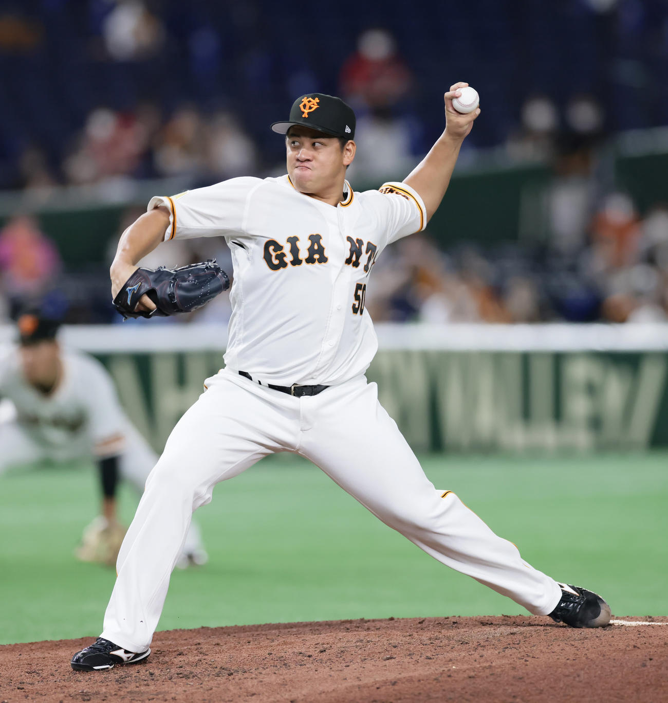 巨人戸根千明（2021年7月1日撮影）