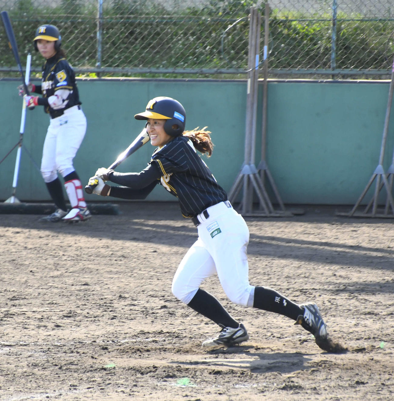 阪神タイガースWomenの三浦伊織外野手（撮影・中野椋）