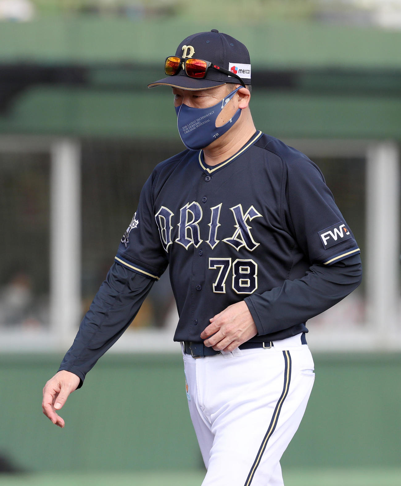 オリックス中嶋聡監督（2021年7月14日撮影）