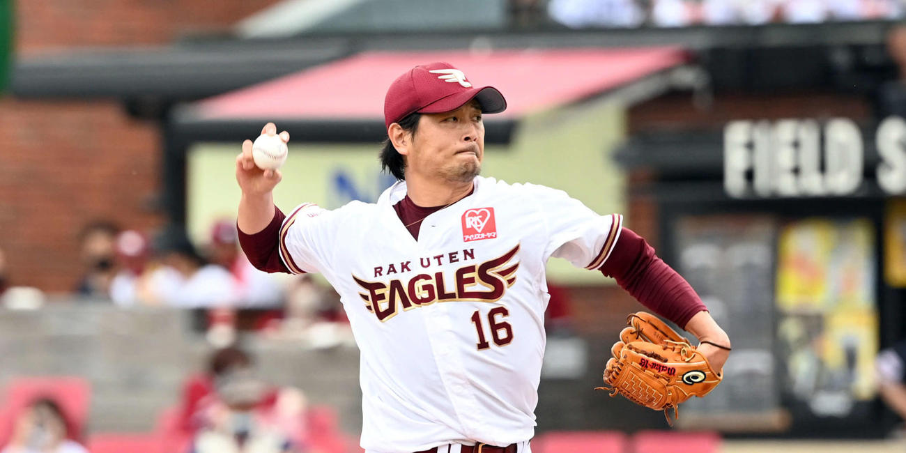 楽天涌井秀章（2021年7月10日撮影）