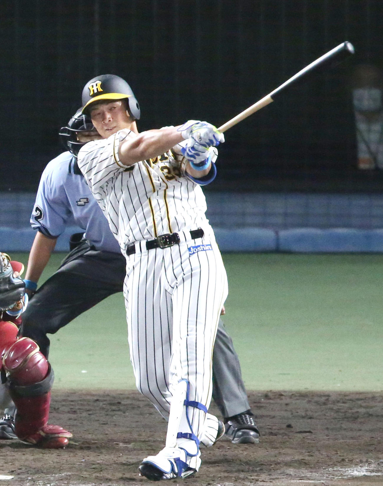 阪神井上広大（2021年7月15日撮影）