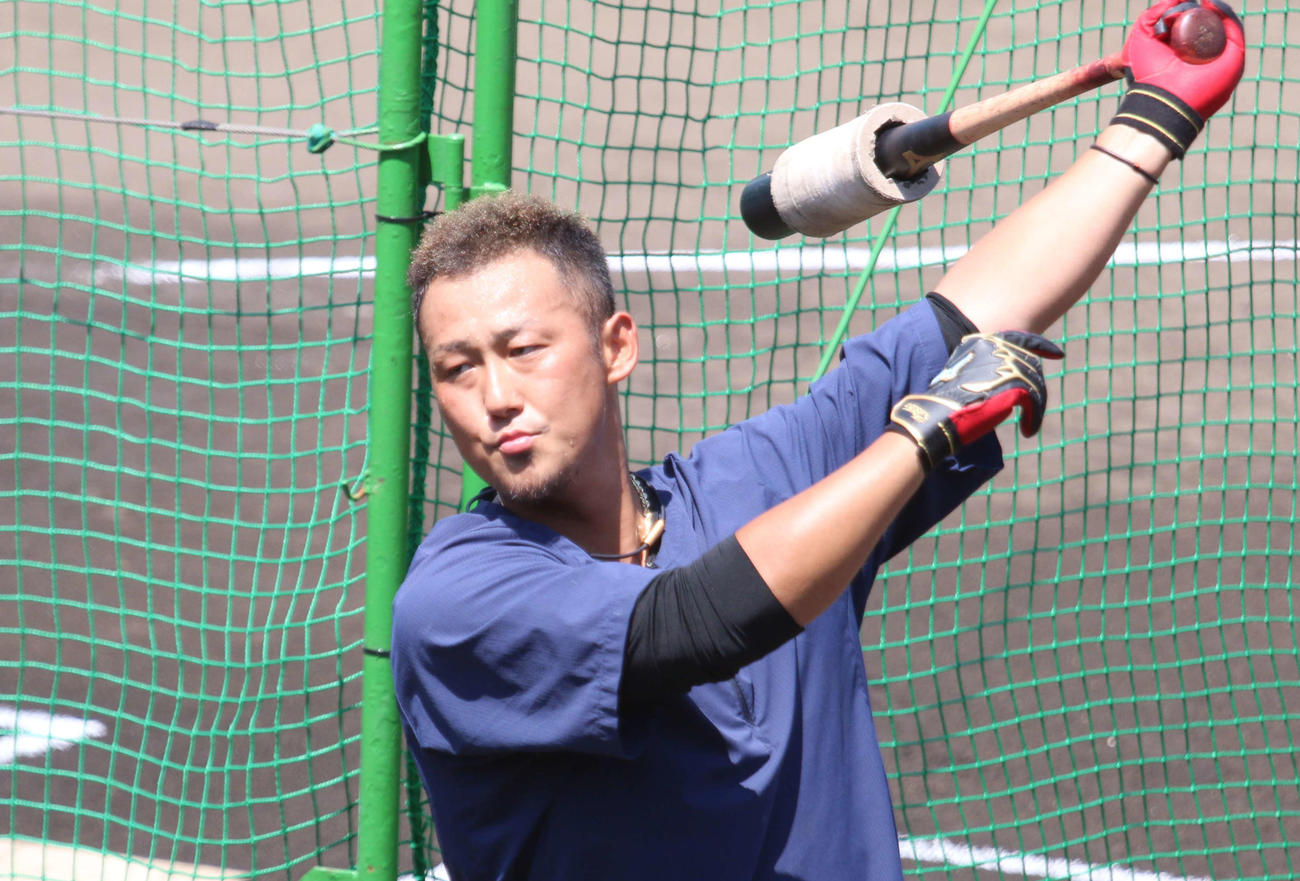 中田翔（2021年7月25日撮影）