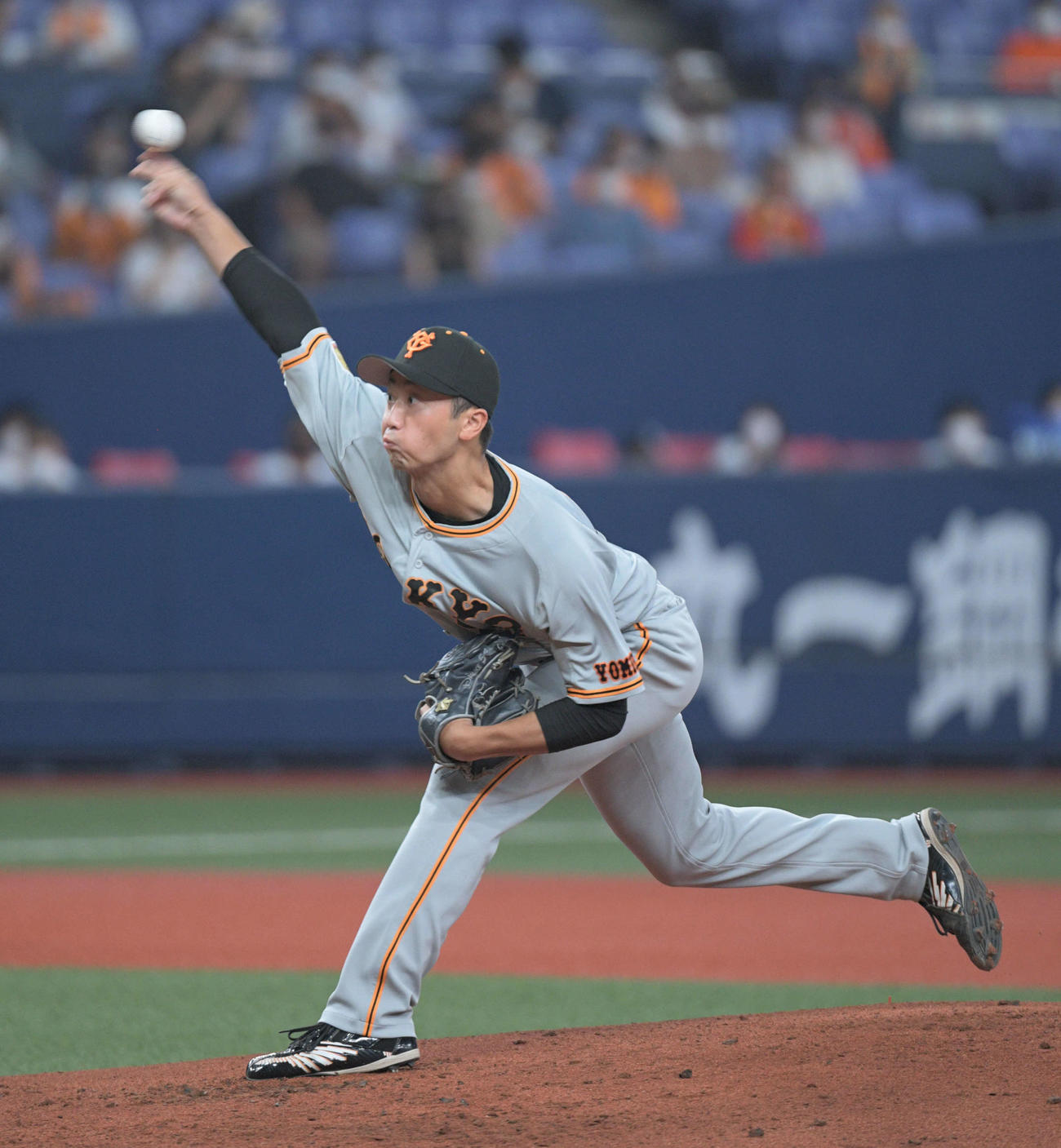 オリックス対巨人　巨人先発の直江大輔（2021年7月31日撮影）