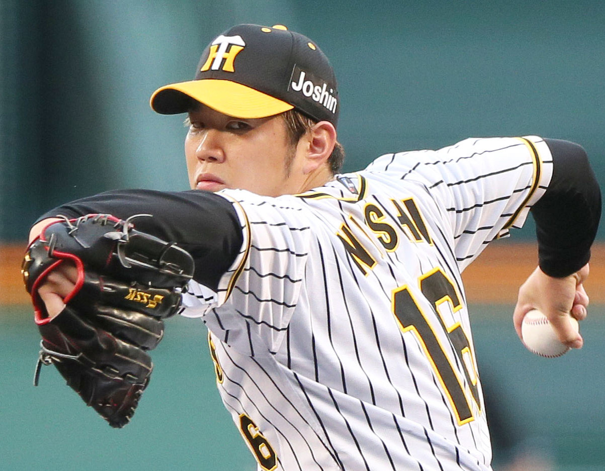 阪神西勇輝（2021年6月25日撮影）