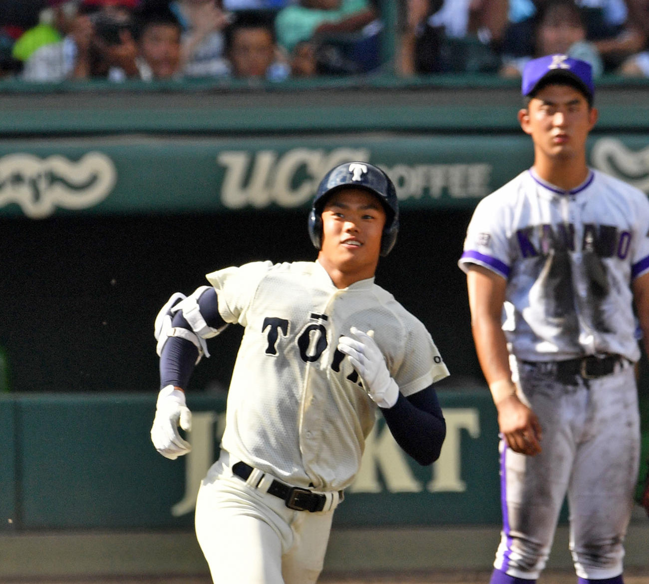 大阪桐蔭時代の根尾昴（2018年8月21日撮影）