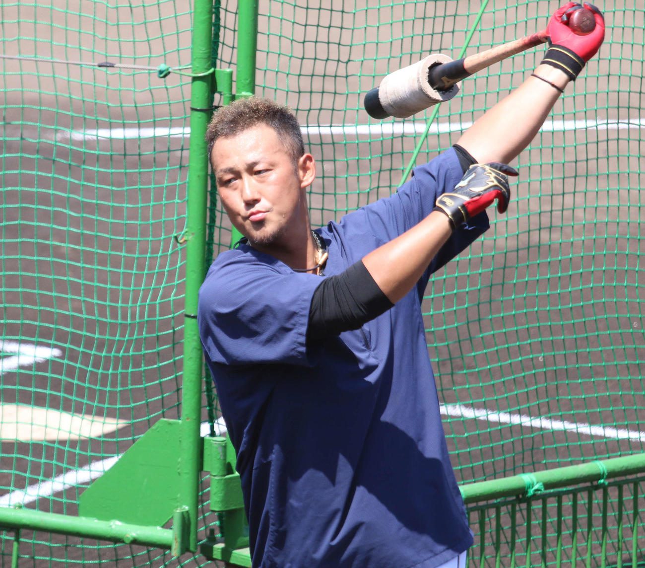 日本ハム中田（2021年7月25日撮影）