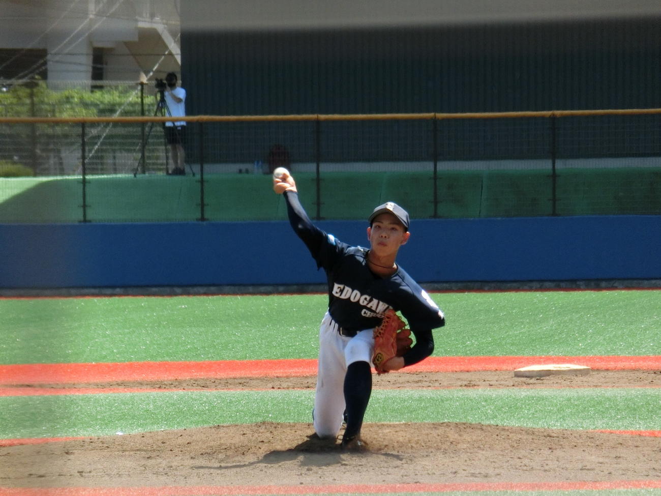 江戸川中央・完封勝利を挙げた小泉