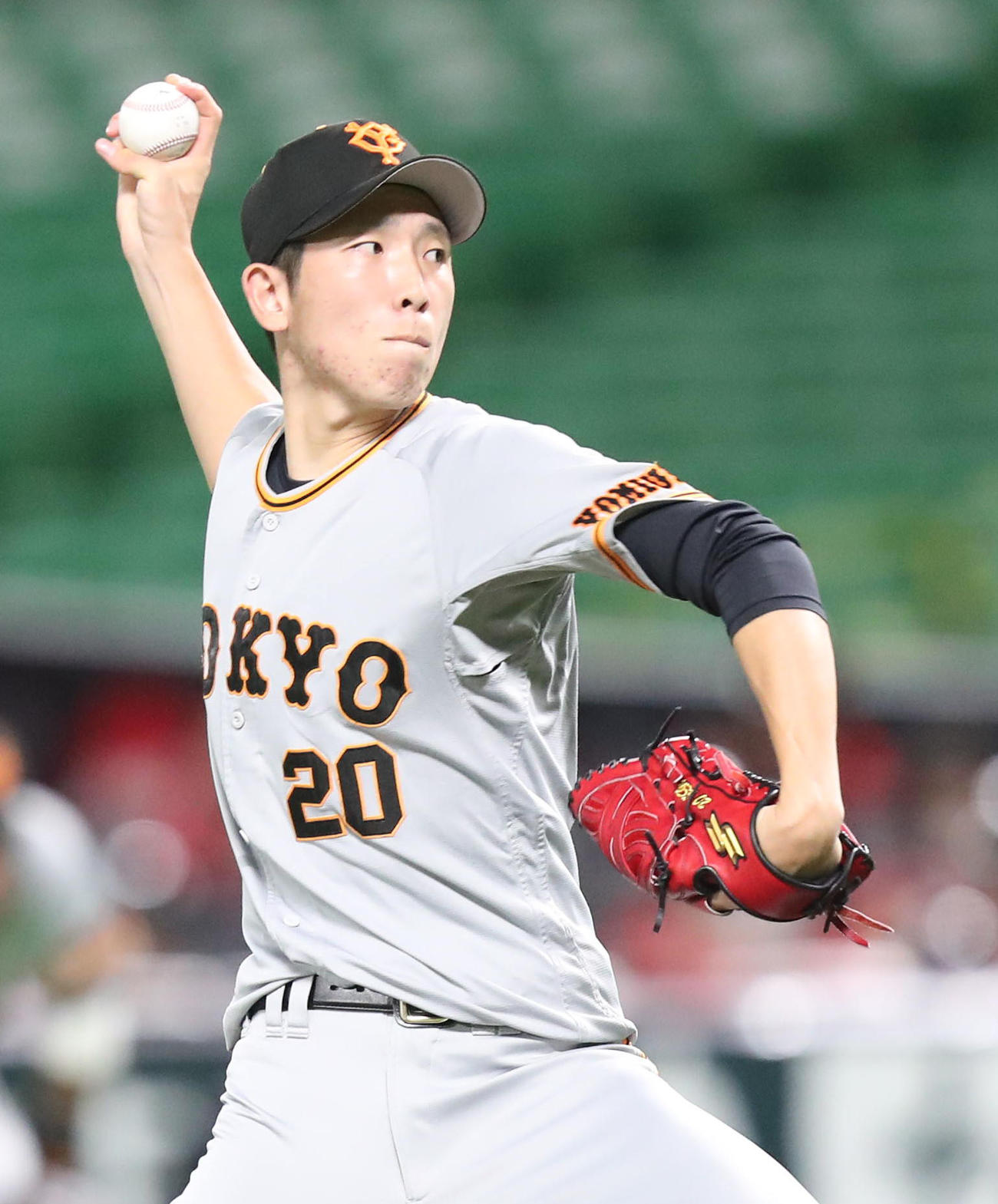 ソフトバンク対巨人　巨人先発・戸郷翔征（撮影・梅根麻紀）