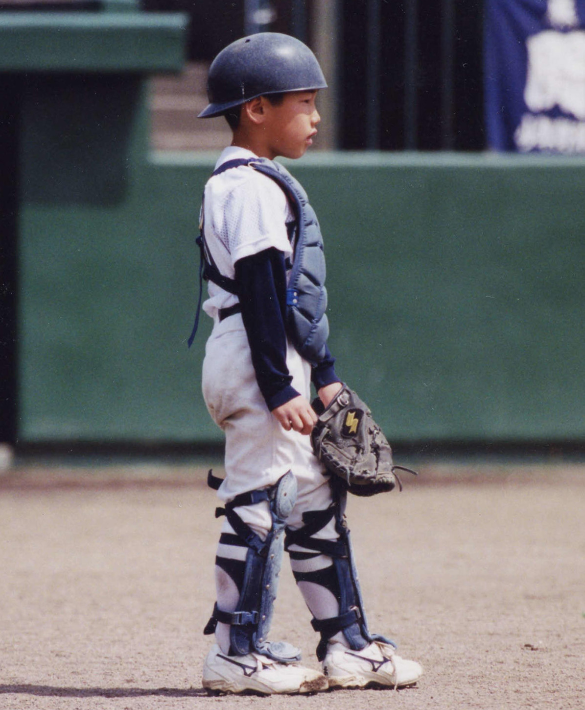 02年4月、福井市春季少年野球大会に出場したオリックス吉田正（父正宏さん提供）