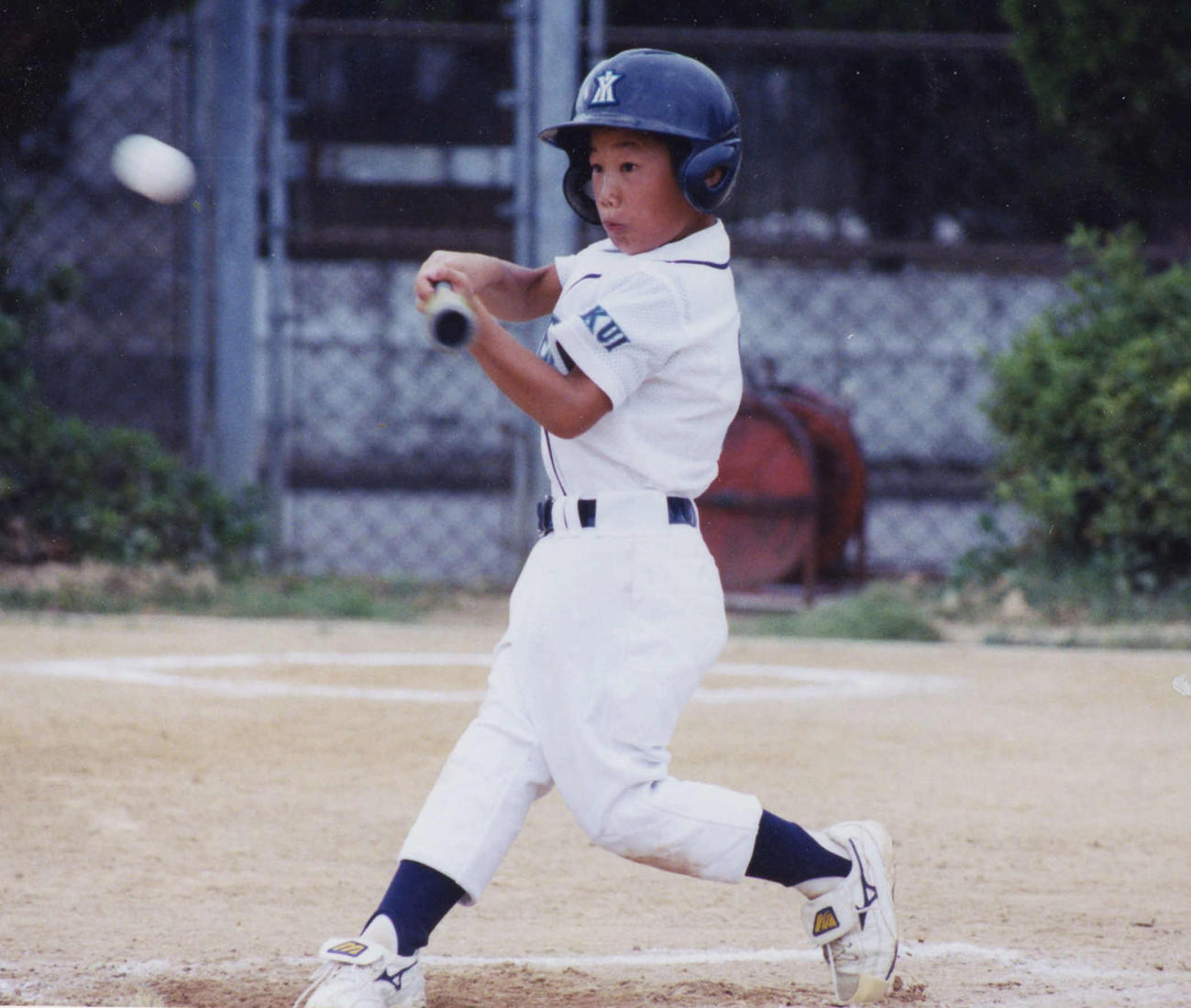 03年9月、福井市秋季少年野球大会に出場したオリックス吉田正（父正宏さん提供）