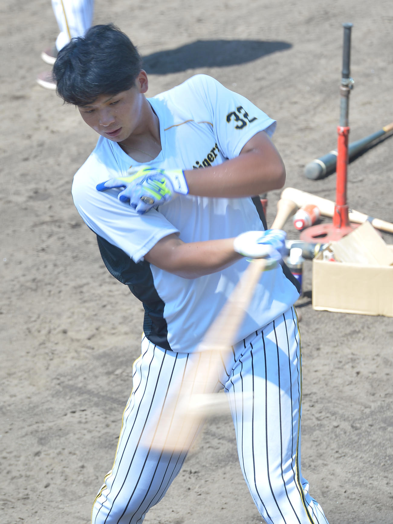 阪神井上広大（2021年8月5日代表撮影）