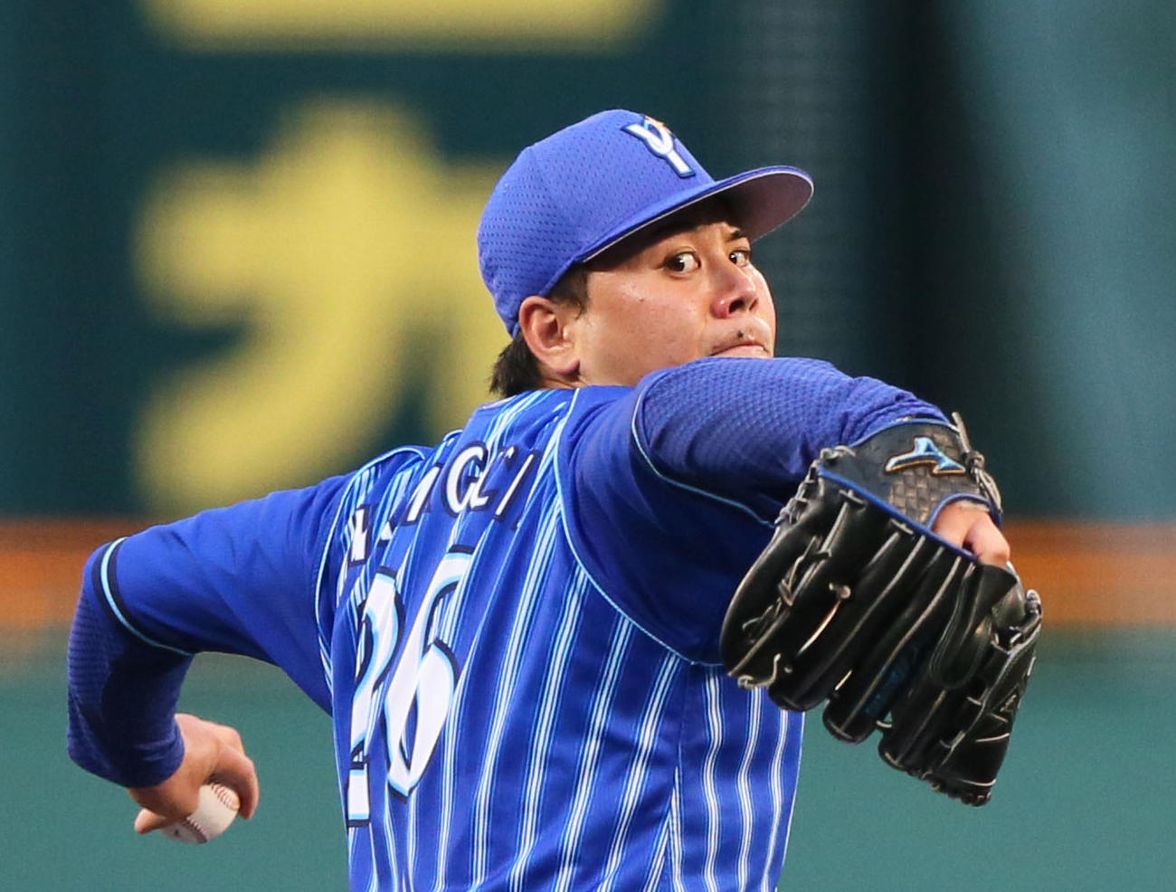 浜口遥大（2021年6月25日撮影）