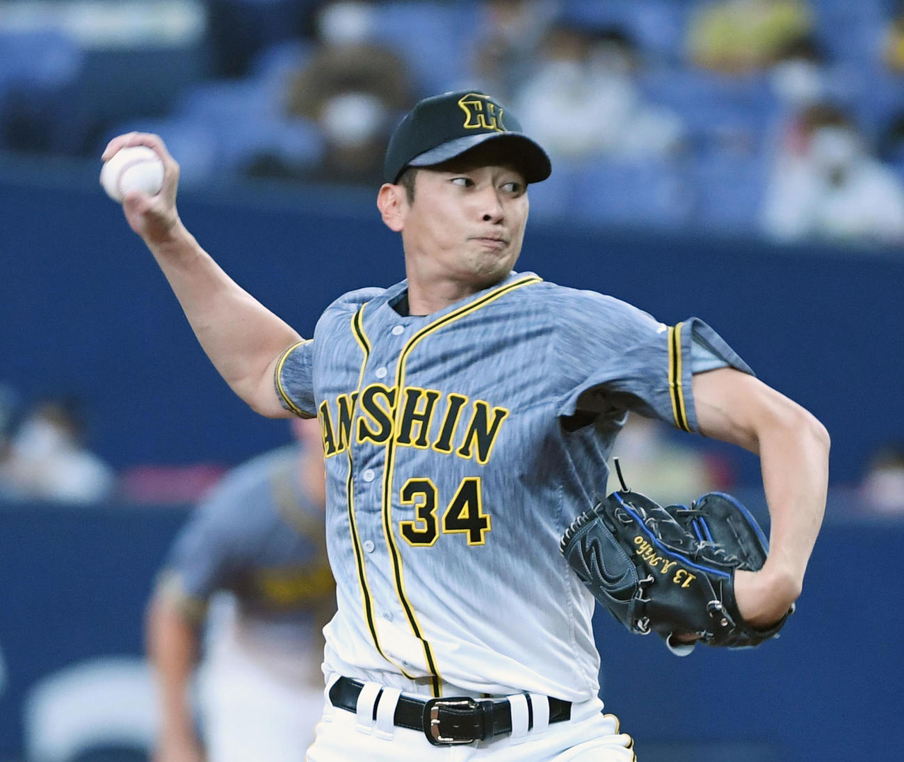 8月6日のオリックス戦に登板した阪神二保