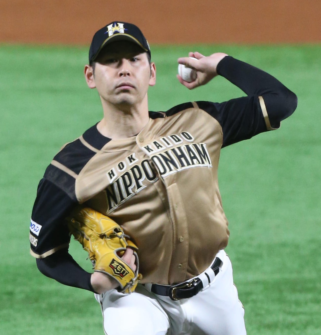 ソフトバンク対日本ハム　日本ハム先発加藤貴之（2021年6月20日撮影）