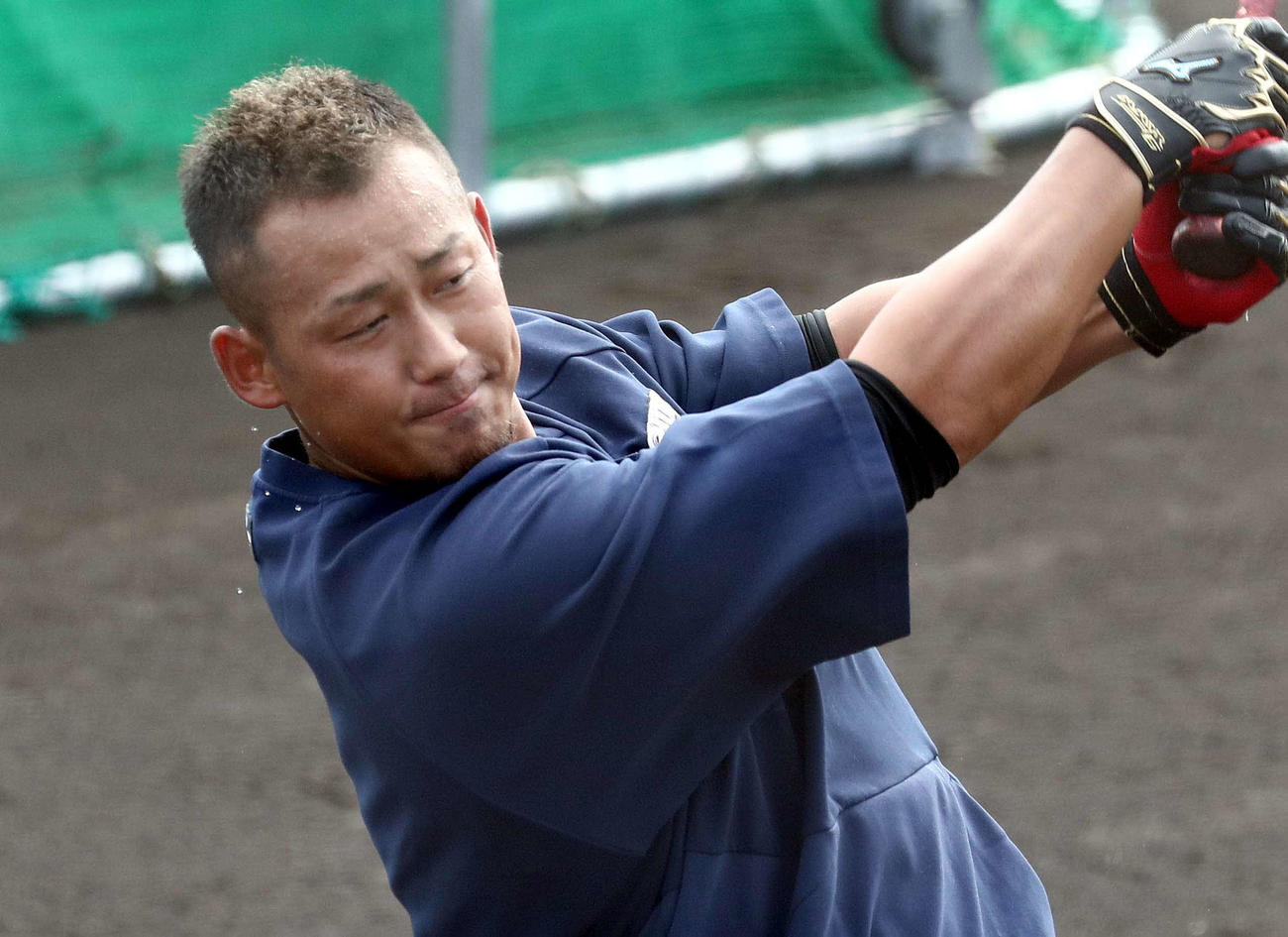 日本ハム中田翔（2021年8月撮影）