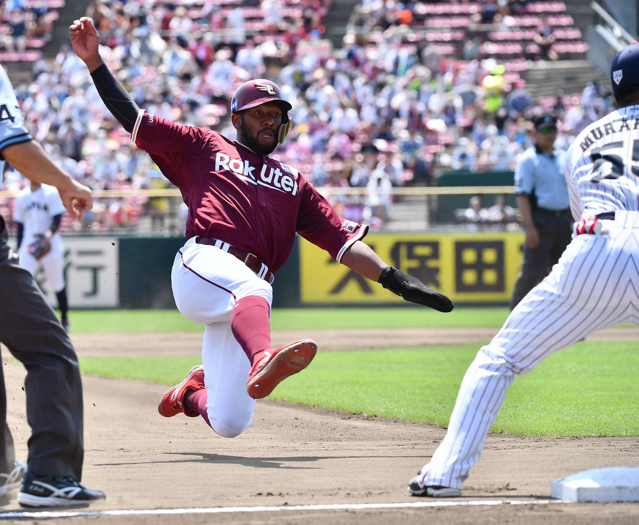 7月24日、五輪日本代表壮行試合に出場したオコエ