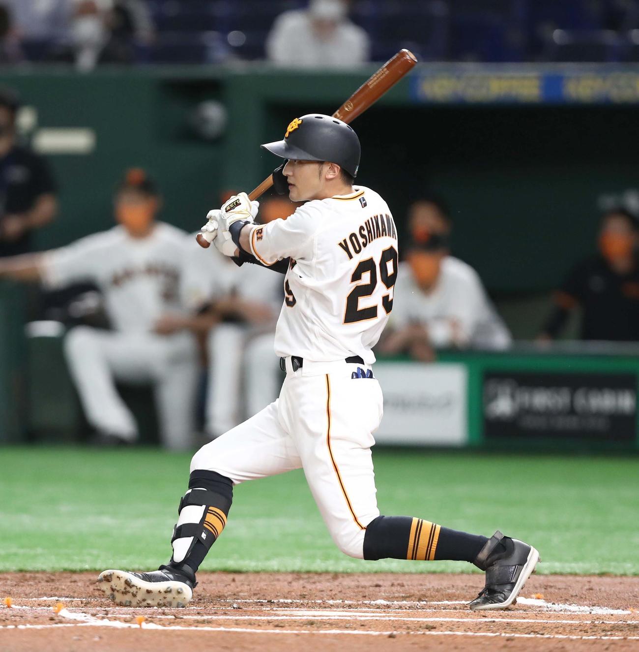 吉川尚輝（2021年6月4日撮影）